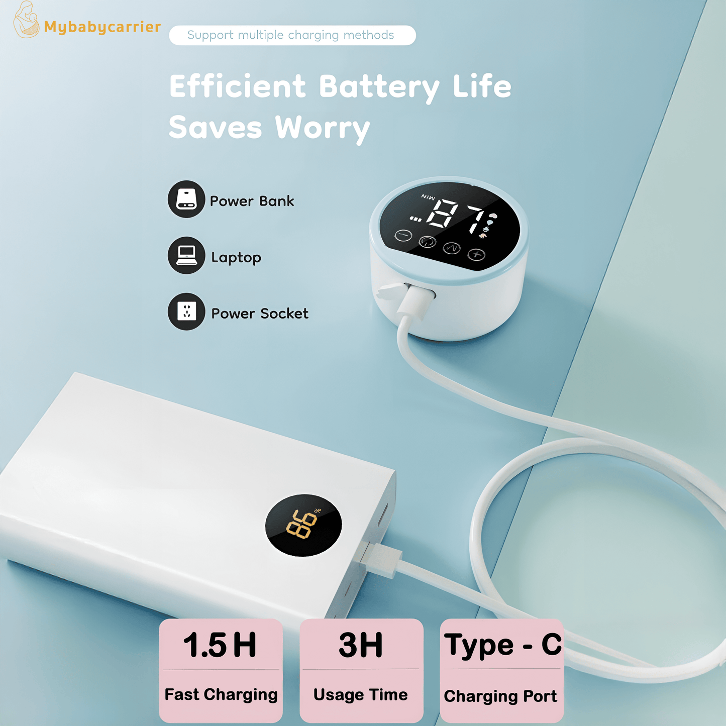 Hands-Free Electric Breast Pump for Comfort, Freedom, More Milk – Free Shipping