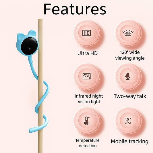 Baby Camera - Babyfoon camera met app voor Smartphone en Tablet