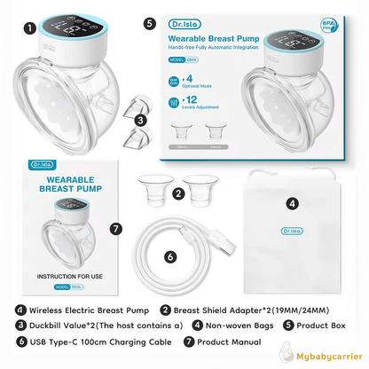 Hands-Free Electric Breast Pump for Comfort, Freedom, More Milk – Free Shipping